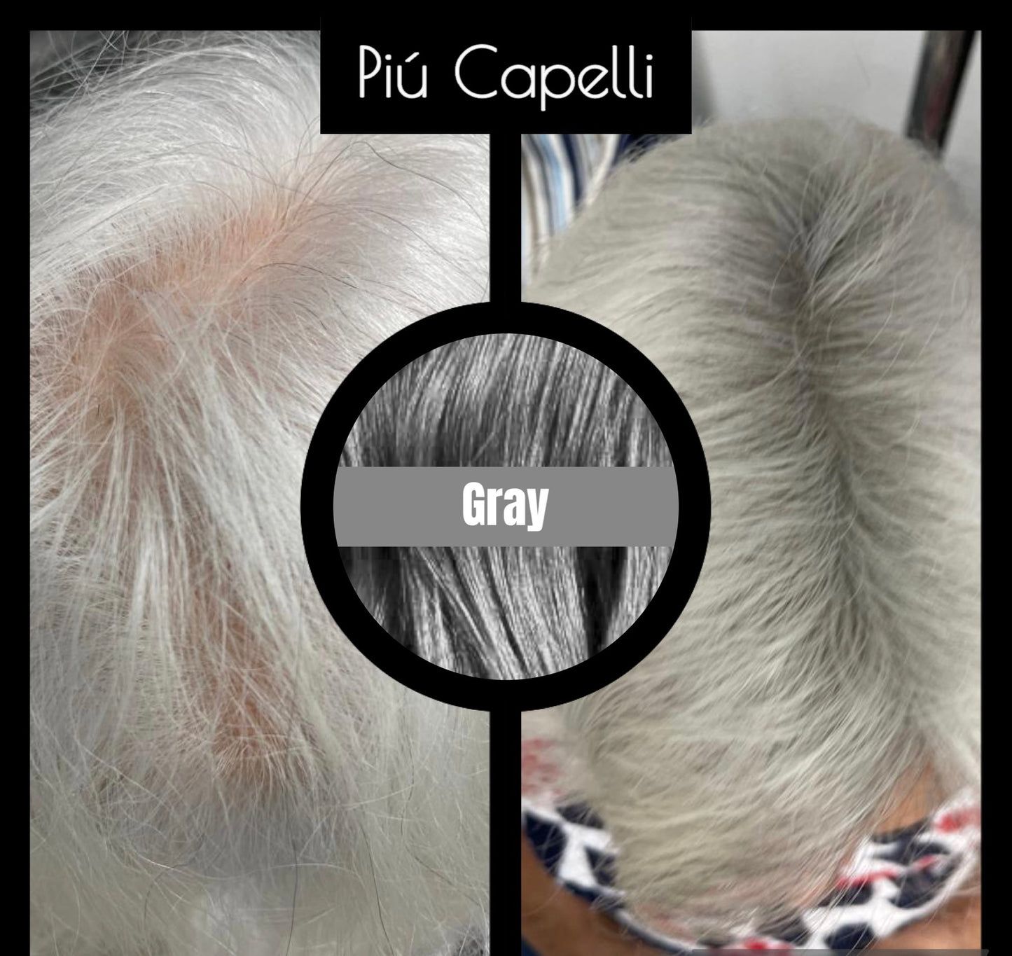 HAIR FIBERS GRAY