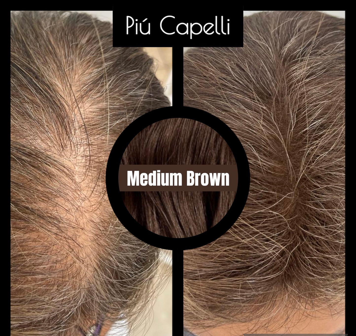 HAIR FIBERS MEDIUM BROWN