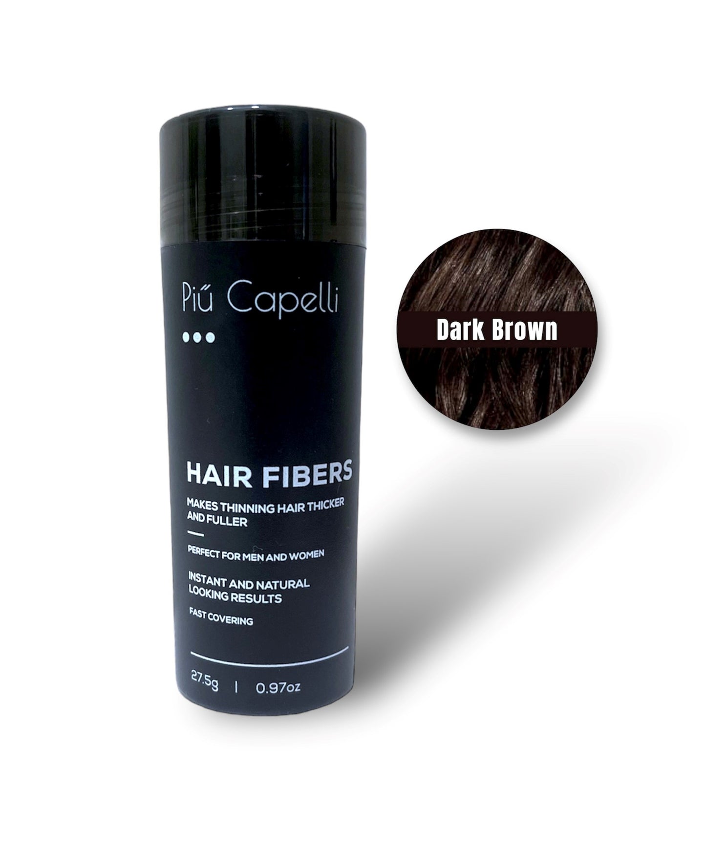 HAIR FIBERS DARK BROWN