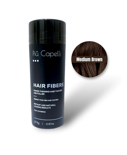 HAIR FIBERS MEDIUM BROWN